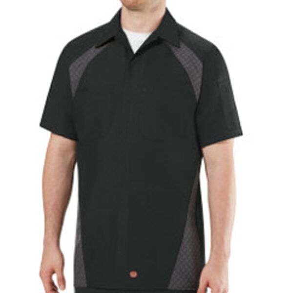 Red Kap - Short Sleeve Diamond Plate Shop Shirt  Thumbnail