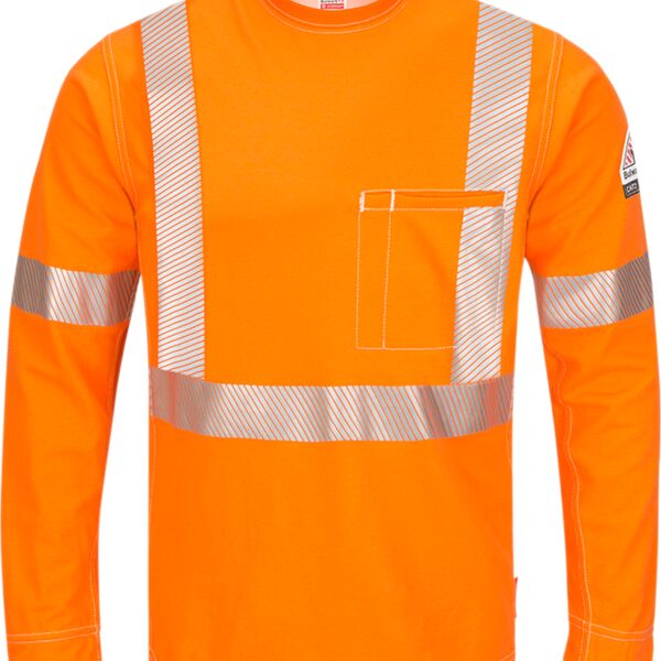 iQ SERIES® COMFORT KNIT MEN'S FR LONG SLEEVE T-SHIRT WITH REFLECTIVE TRIM Thumbnail