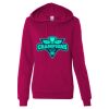 Juniors' Lightweight Pullover Hooded Sweatshirt Thumbnail